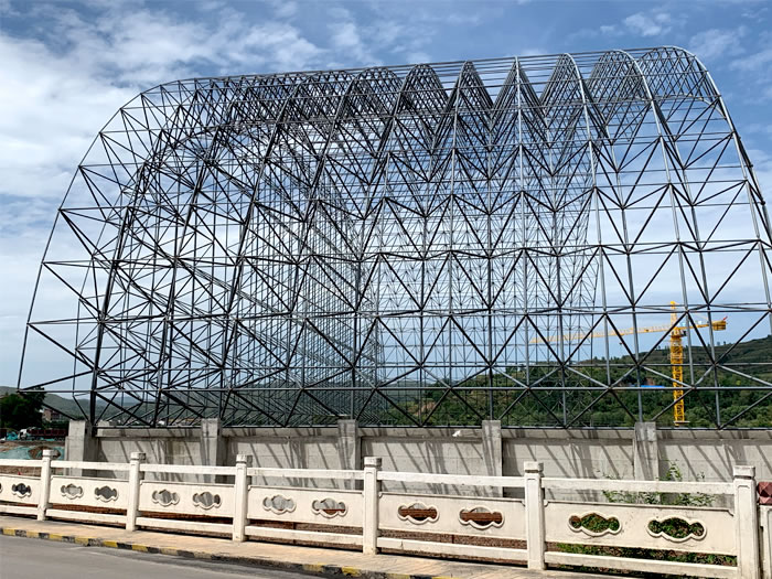 长葛山寨矿储煤棚网架
